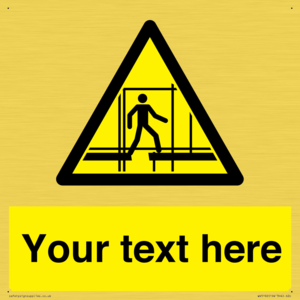 Custom Scaffold Incomplete Sign